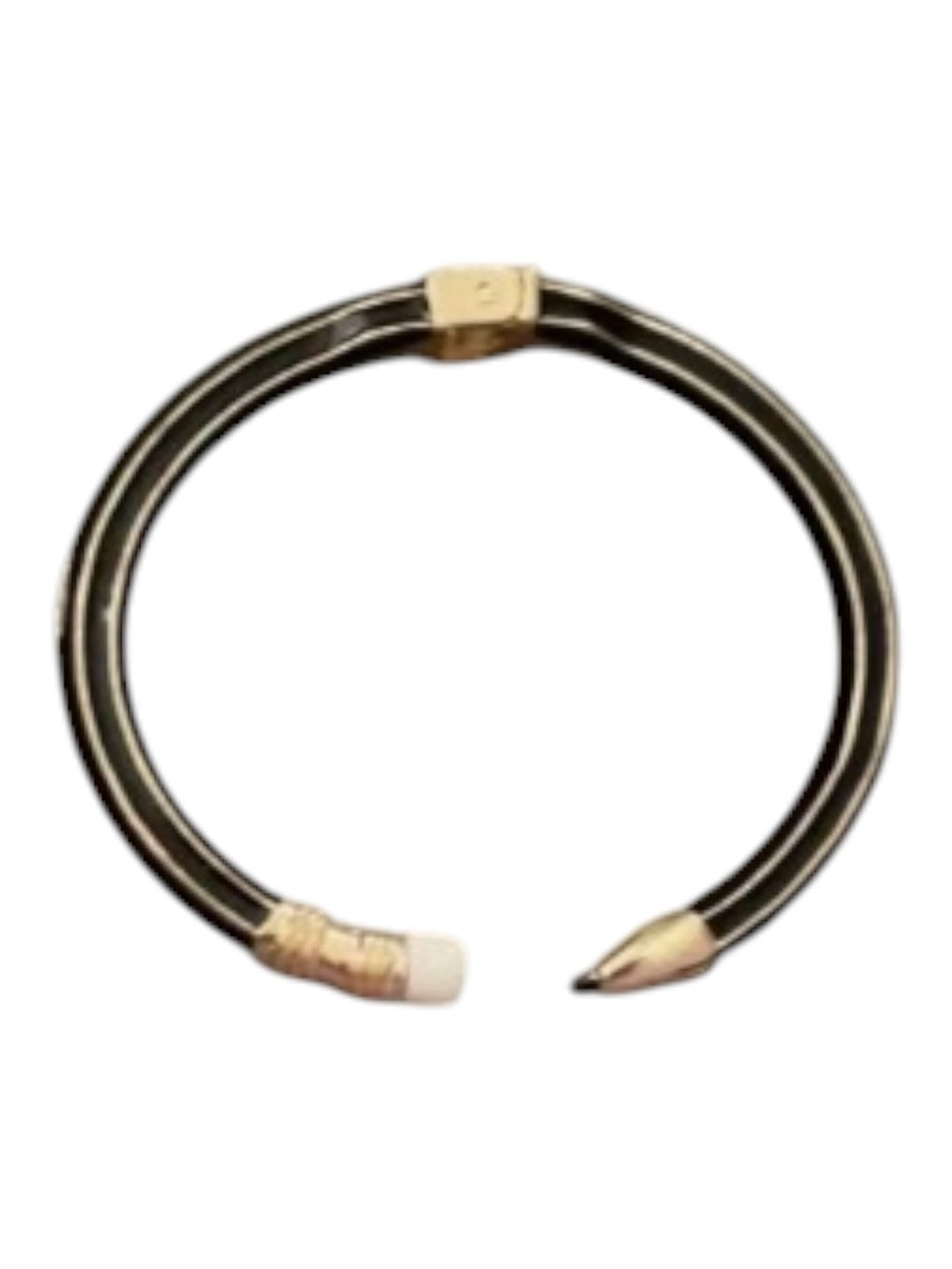 Plunder Black and Gold Pencil Cuff Bracelet